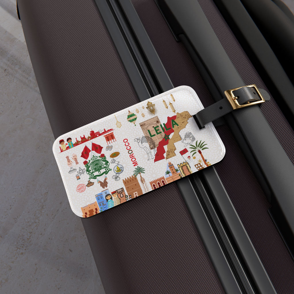 Morocco Luggage Tag