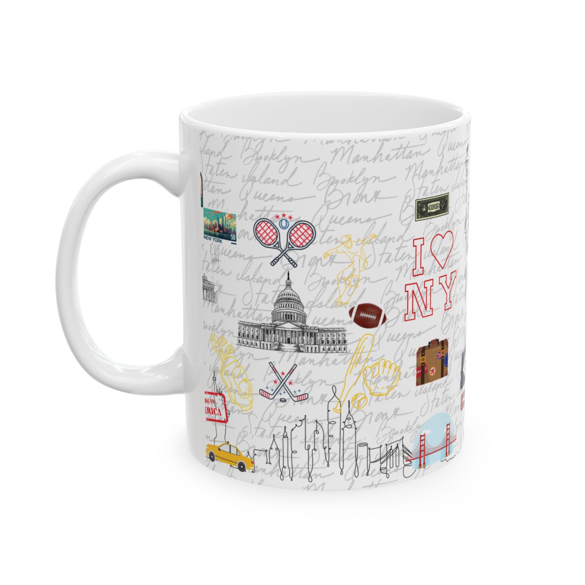 USA Personalized Mug - Custom name gift