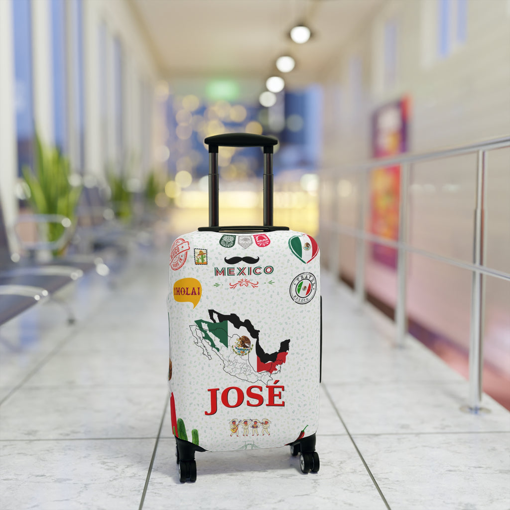 Mexico Map Luggage Cover