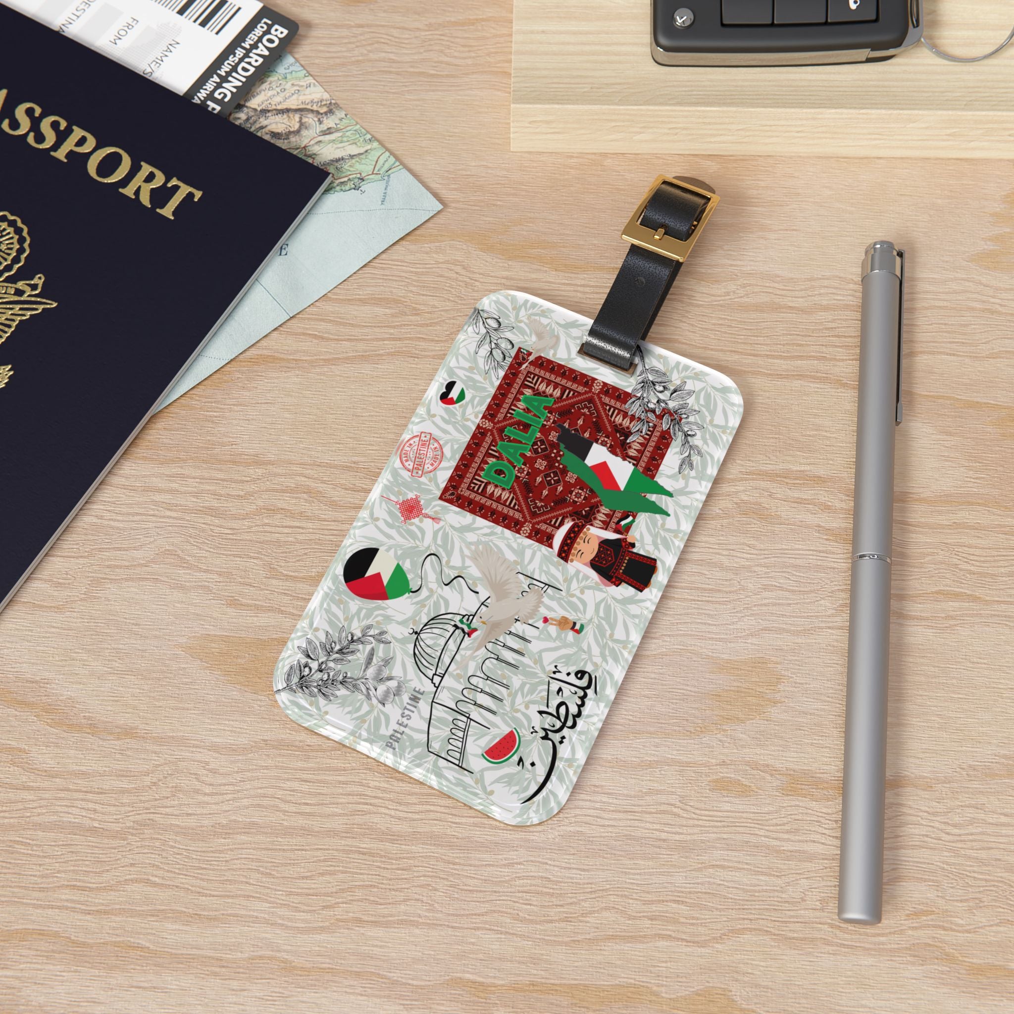 Palestine Luggage Tag