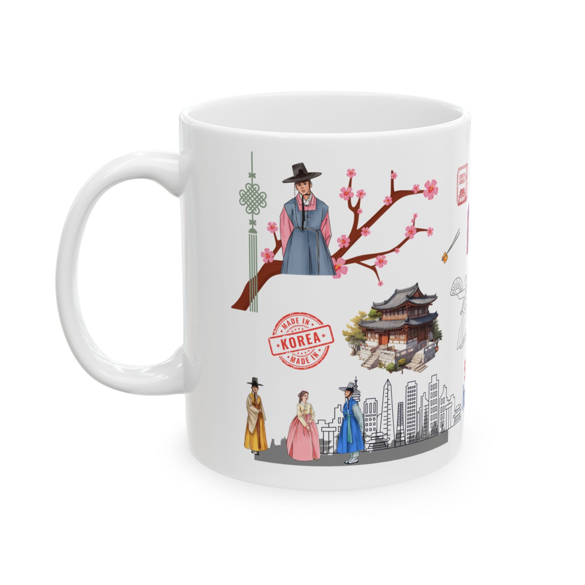 South Korea Personalized Mug - Custom name gift