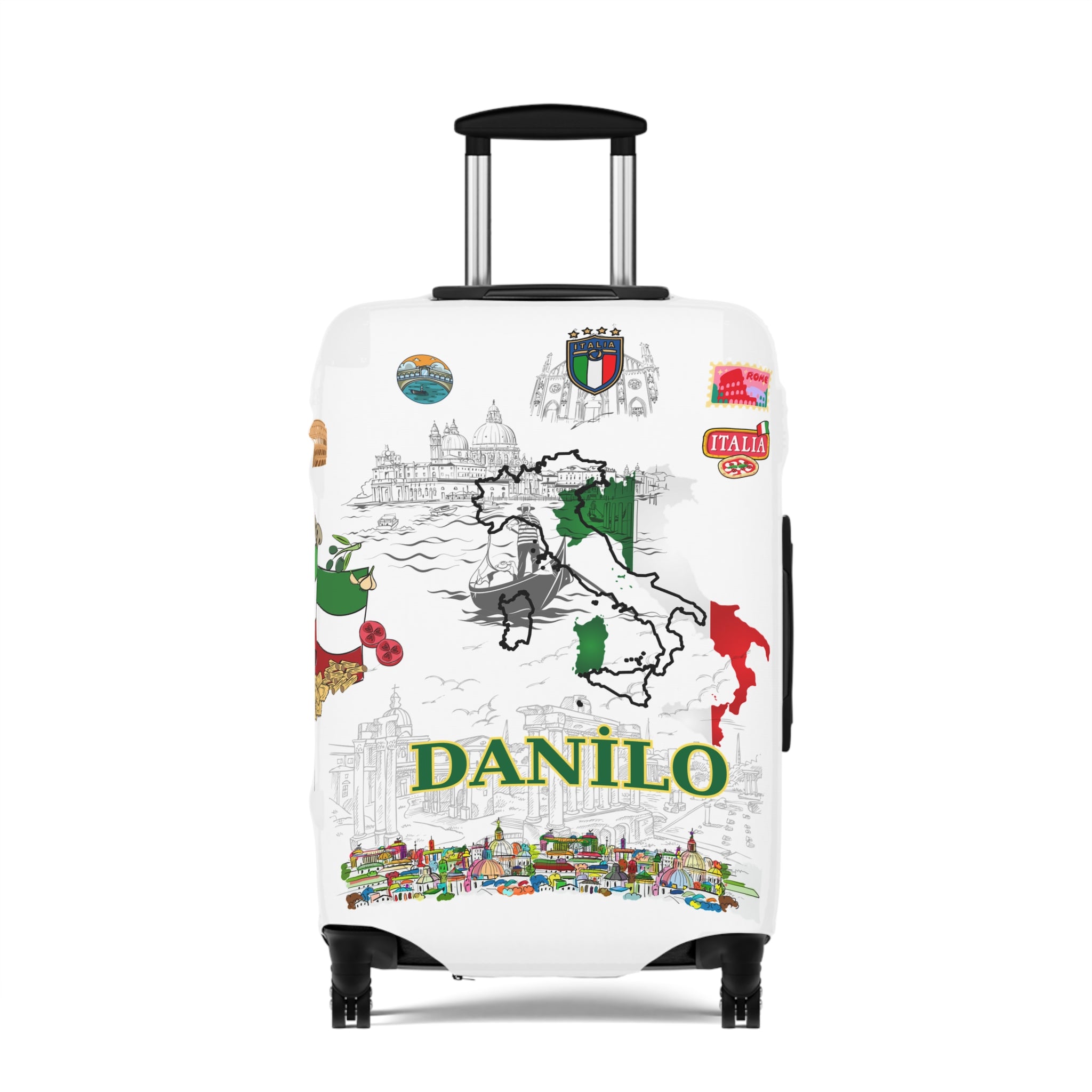 İtaly Map Luggage Cover