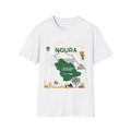 Saudi Arabia Map Name Tee — “NOURA” Personalized Saudi Map T-Shirt