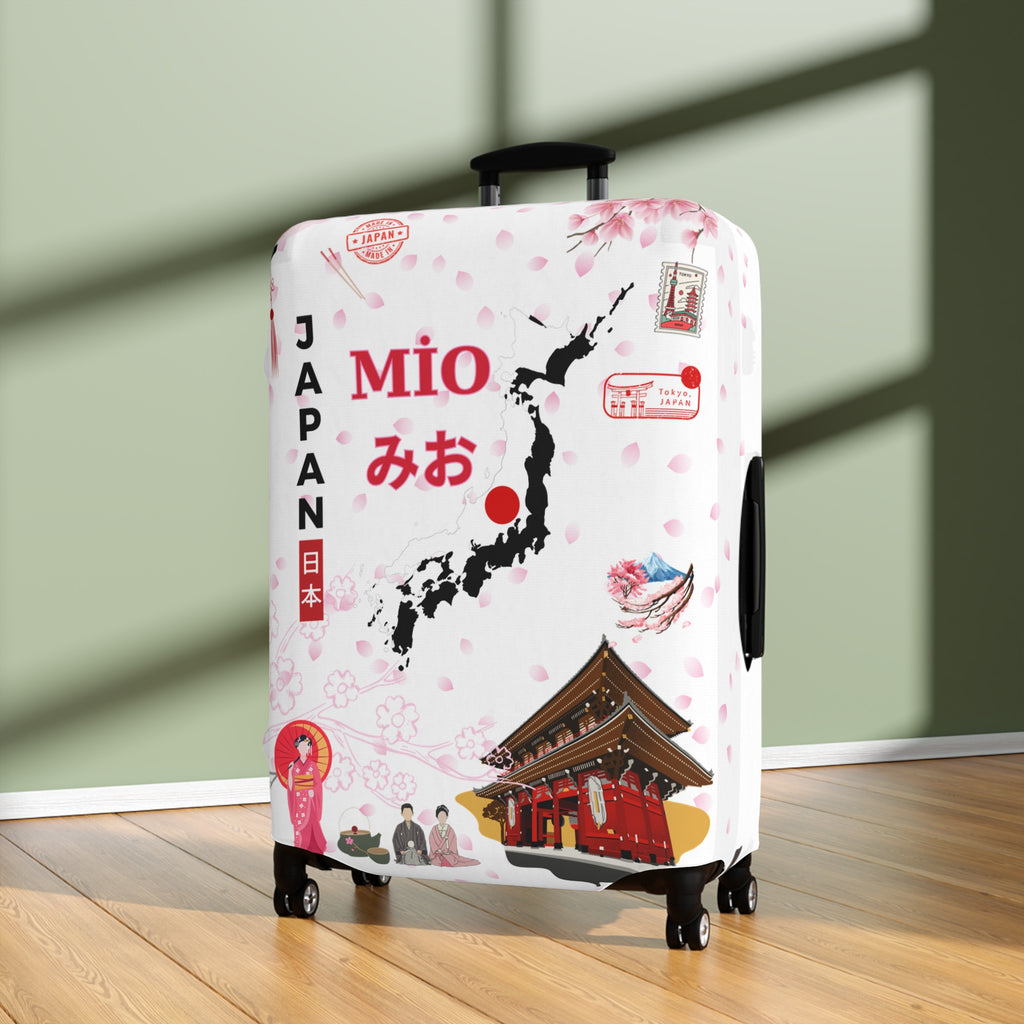 Japan Map Luggage Cover