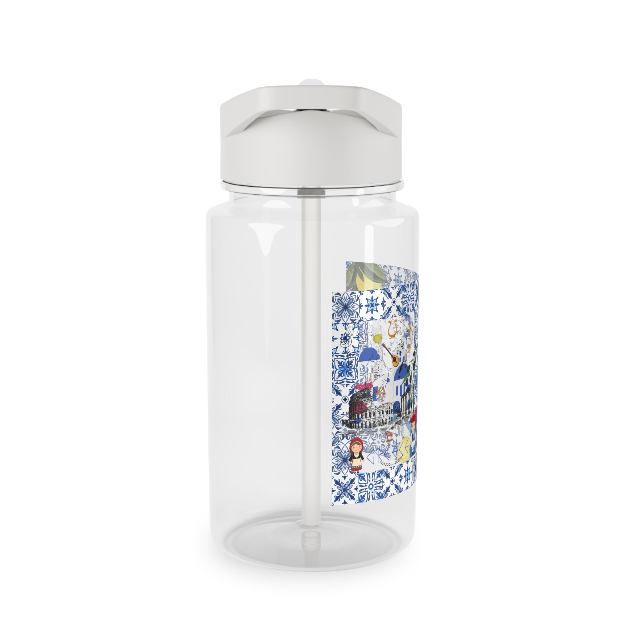 Greece Travel Water Bottle