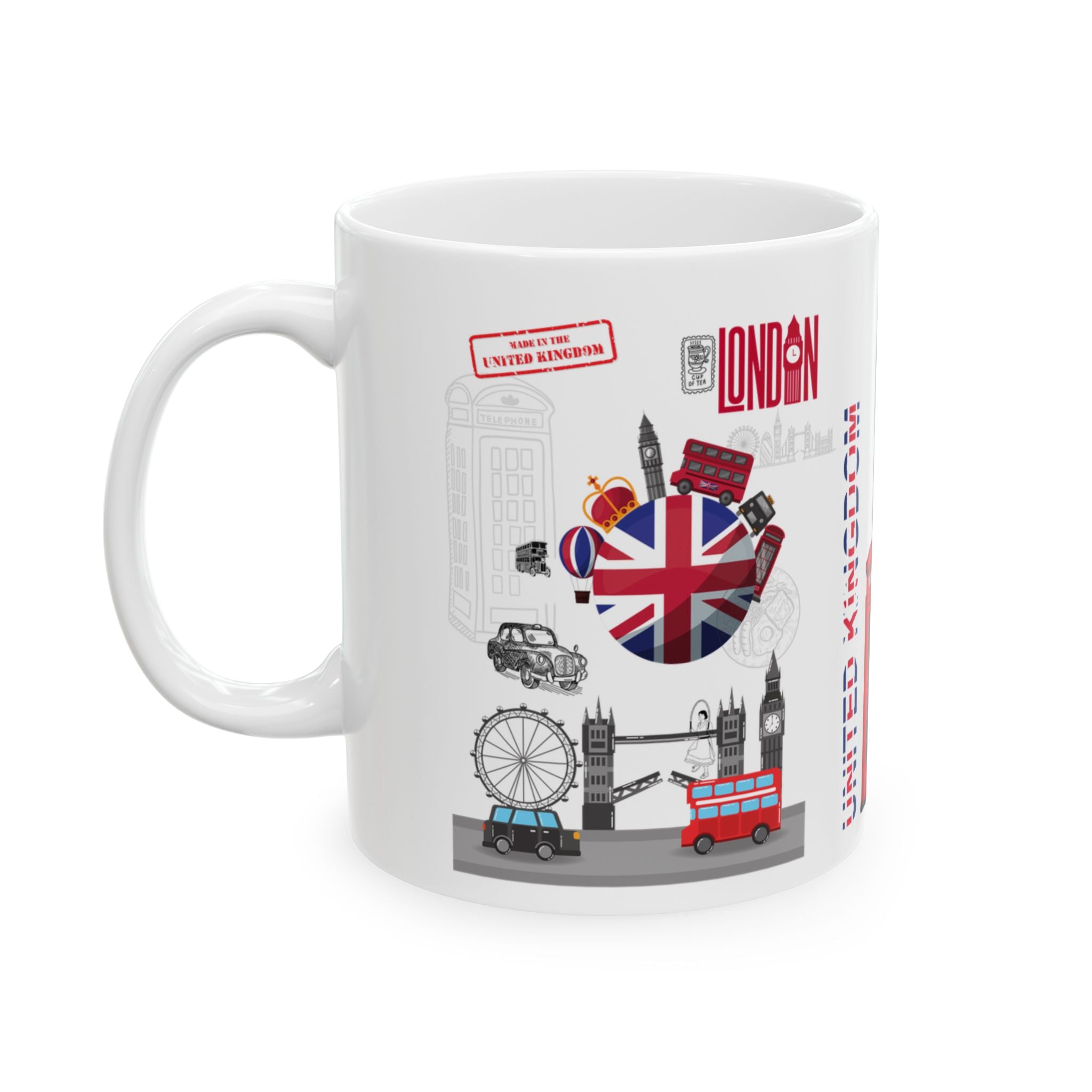 UK London Personalized Mug - Custom name Gift