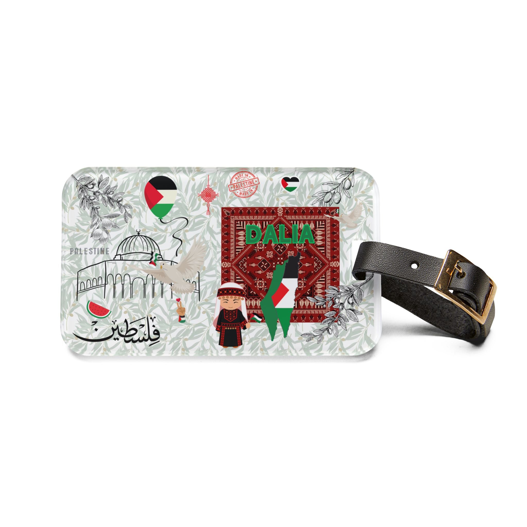 Palestine Luggage Tag