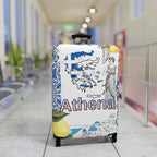 Greece Map Luggage Cover