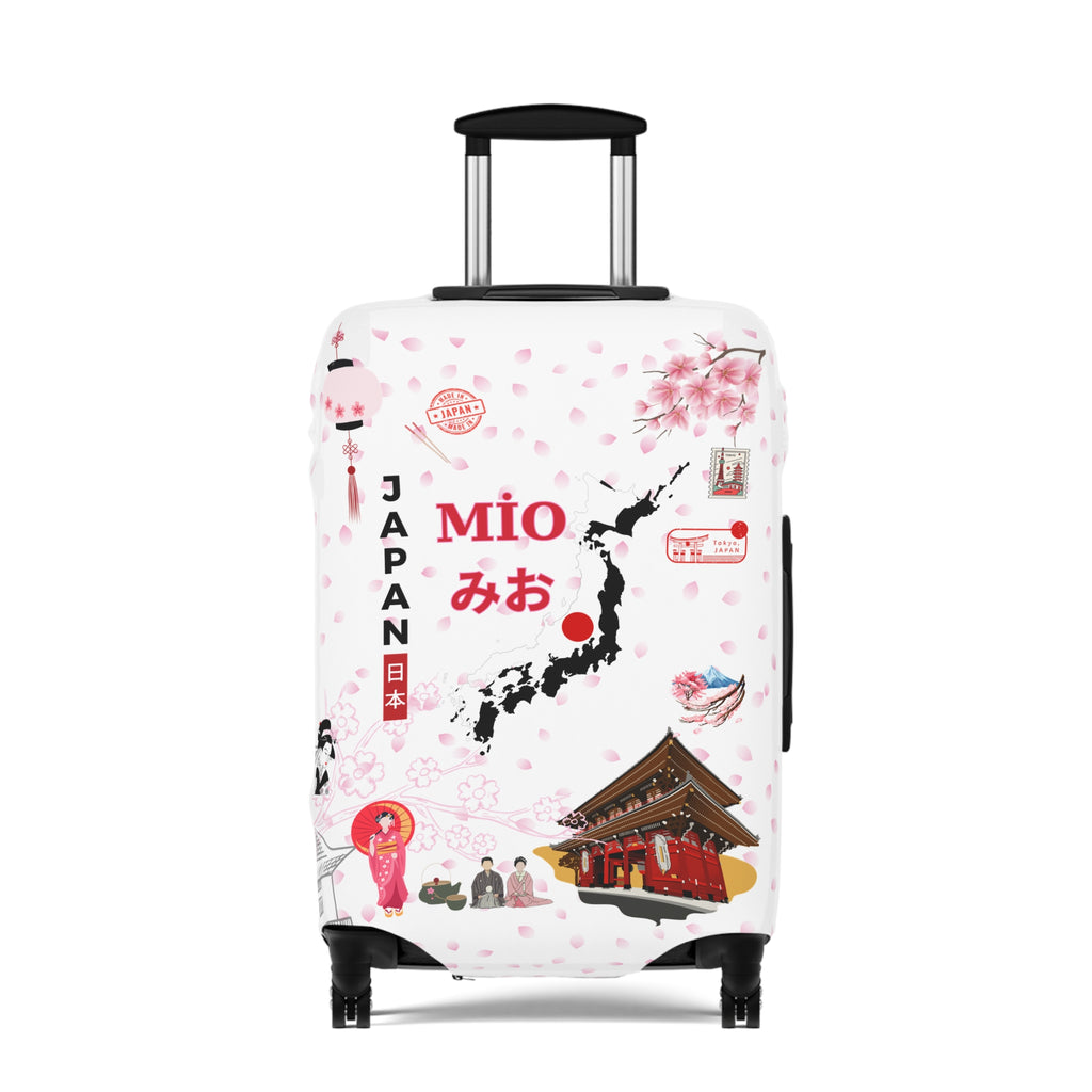 Japan Map Luggage Cover