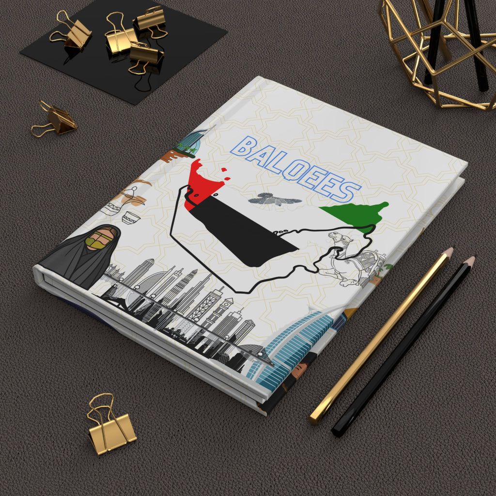 DUBAI Hardcover Journal — Matte Travel Notebook