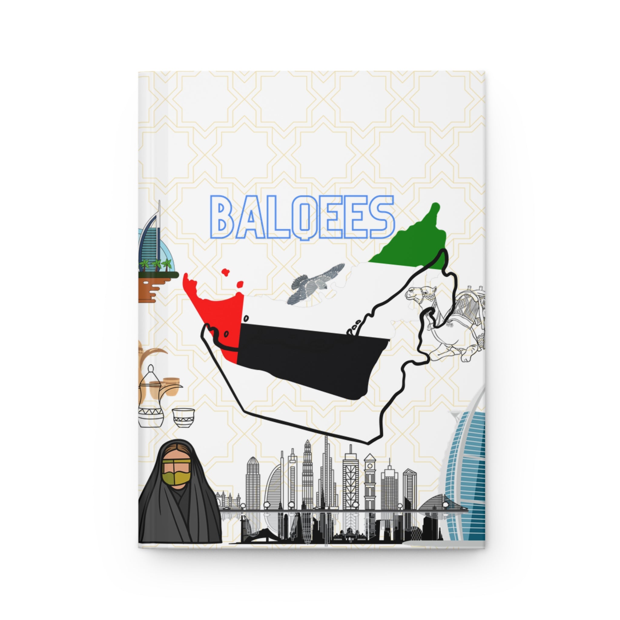 DUBAI Hardcover Journal — Matte Travel Notebook
