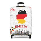Germany Map Luggage Cover