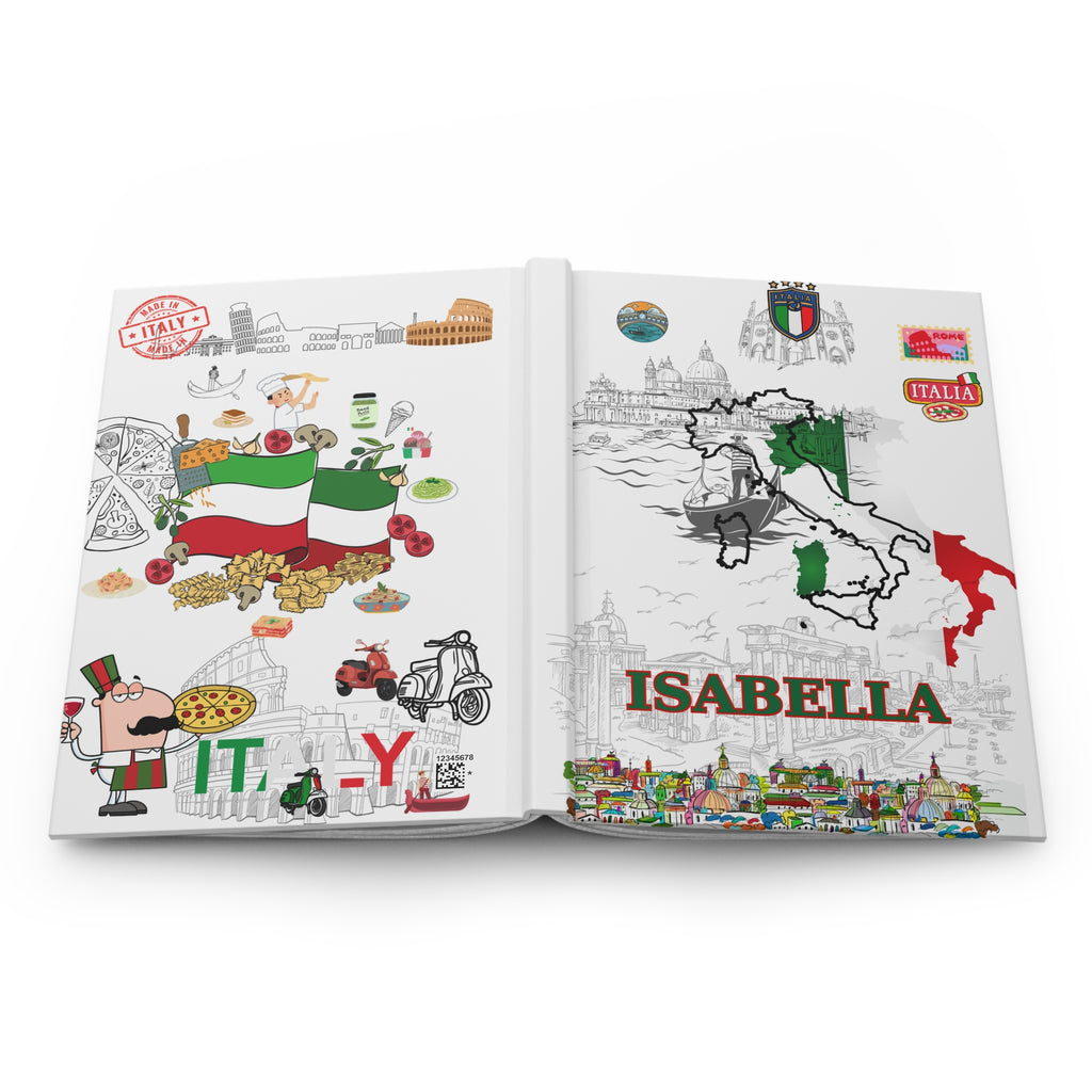 Italy Hardcover Journal — Matte Travel Notebook