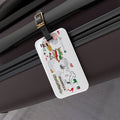 Italy Icon Collage Luggage Tag — Personalized Travel Bag ID