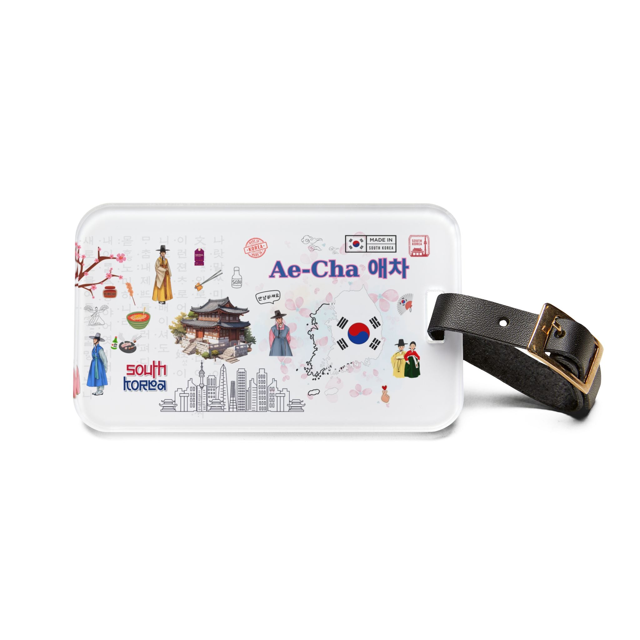 South korea Luggage Tag