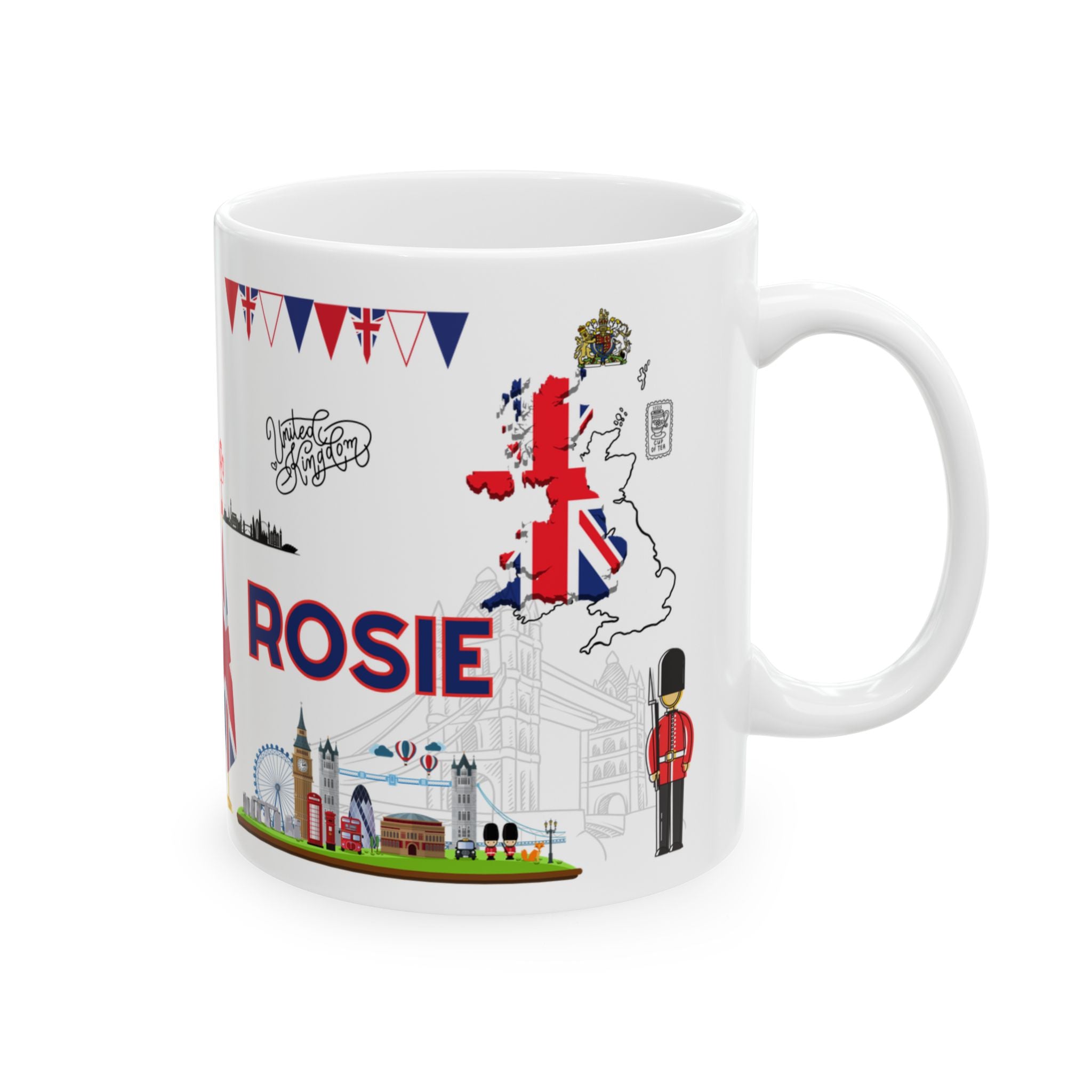 UK London Personalized Mug - Custom name Gift