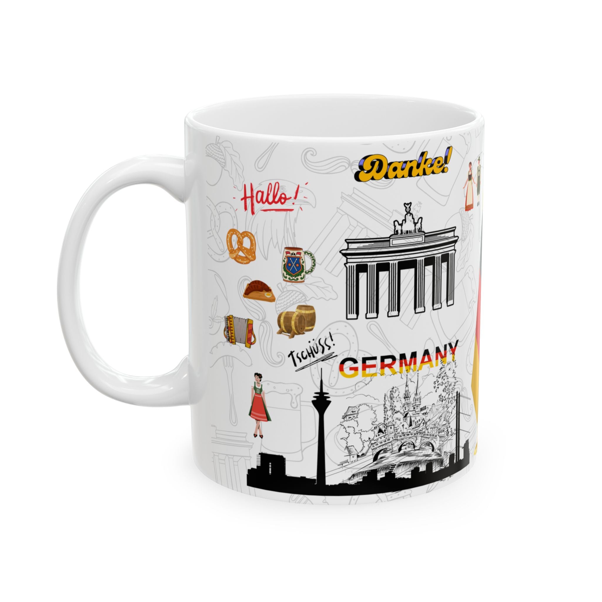 Germany Personalized Mug - Custom name gift