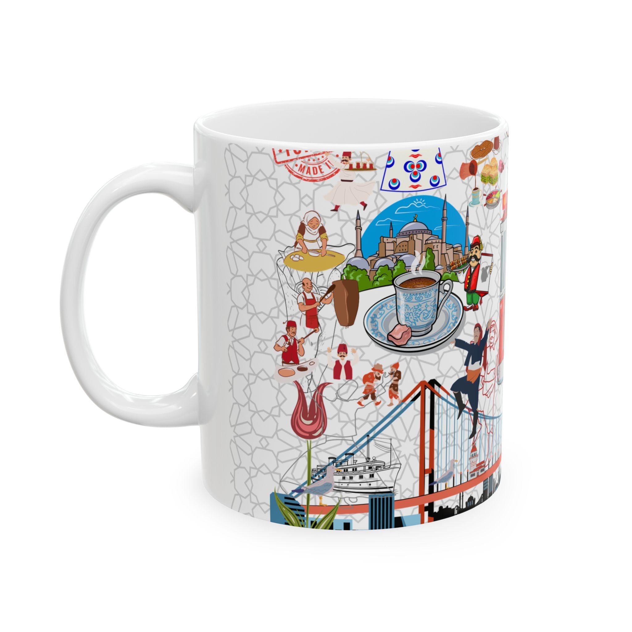 Turkey Personalized Mug - Custom name gift