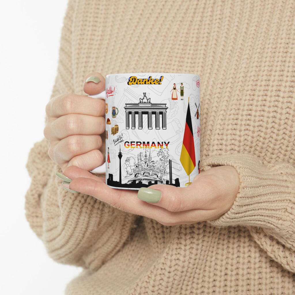 Germany Personalized Mug - Custom name gift