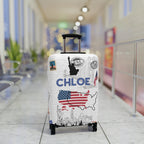 USA Map Luggage Cover