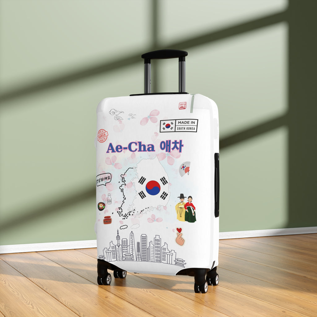 South korea Map Luggage Cover