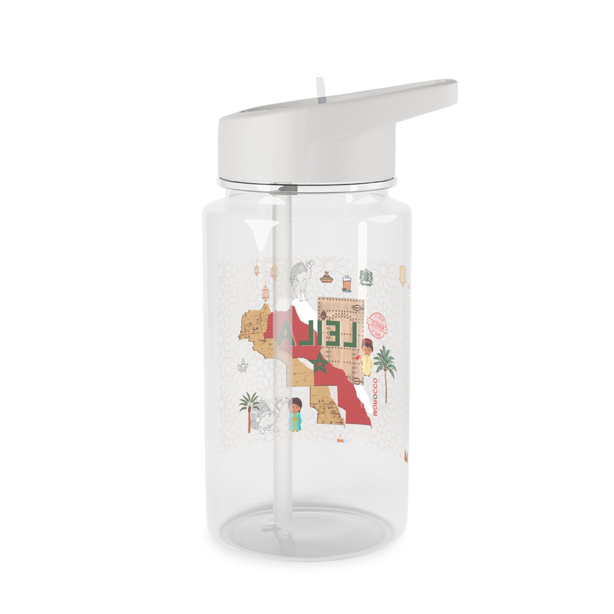 Morocco Travel Water Bottle