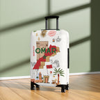 Morocco Map Luggage Cover