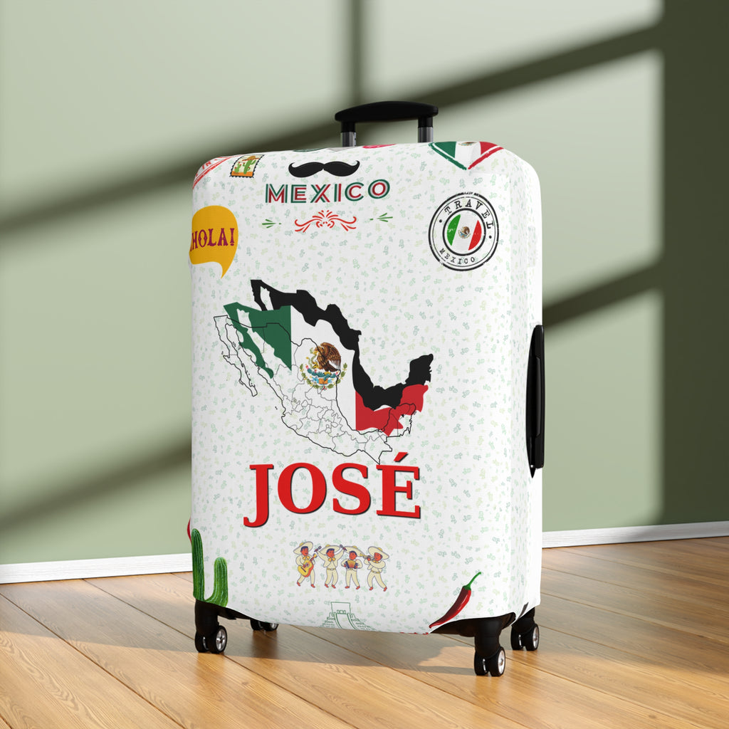 Mexico Map Luggage Cover
