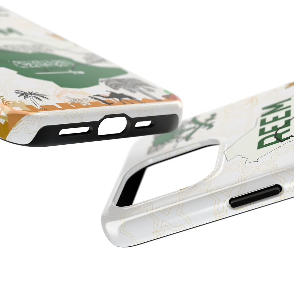 Saudi Arabia Personalized Tough Phone Case — Custom Text Phone Case, Gift for Travelers & Expats