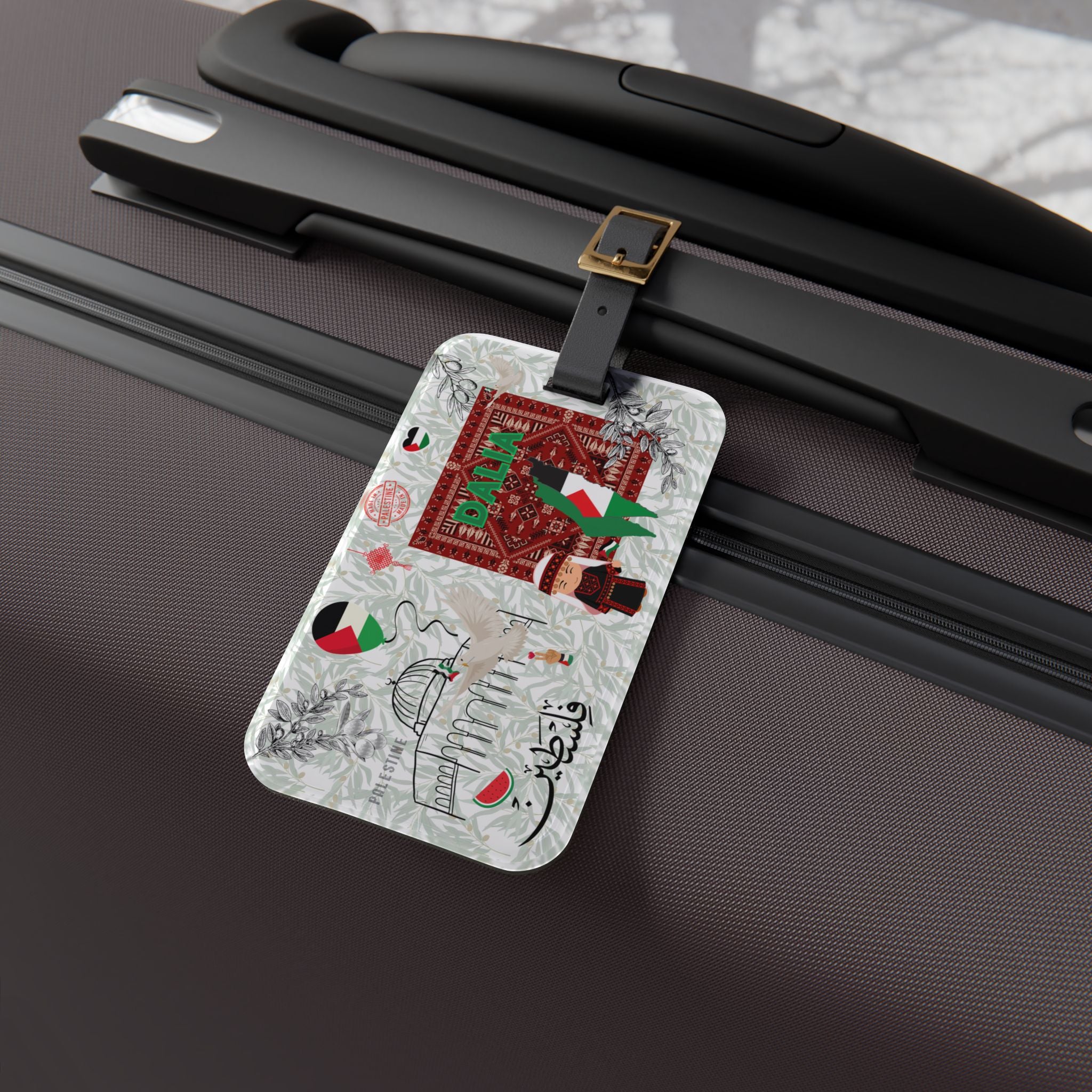 Palestine Luggage Tag