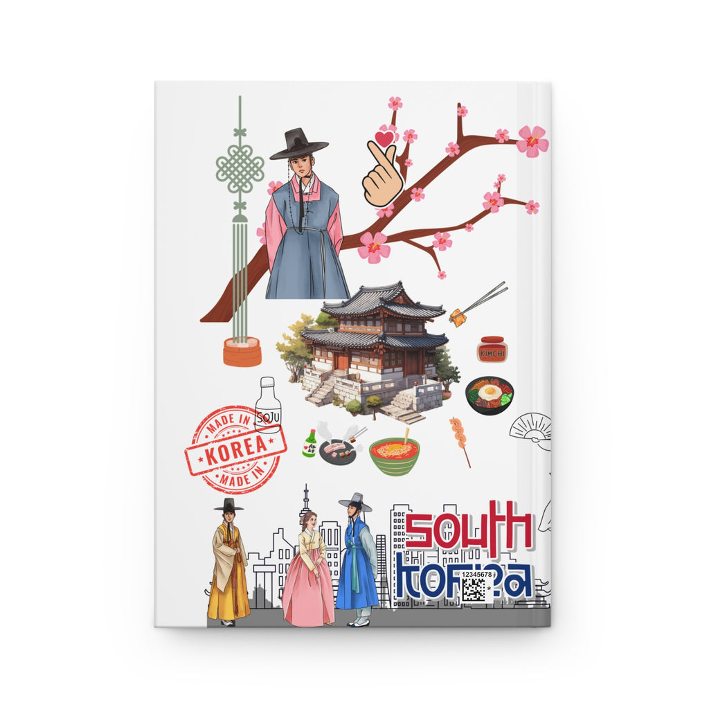 South Korea Hardcover Journal — Matte Travel Notebook