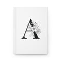 Floral Monogram Personalised Hardcover Journal — Personalized Initial Notebook