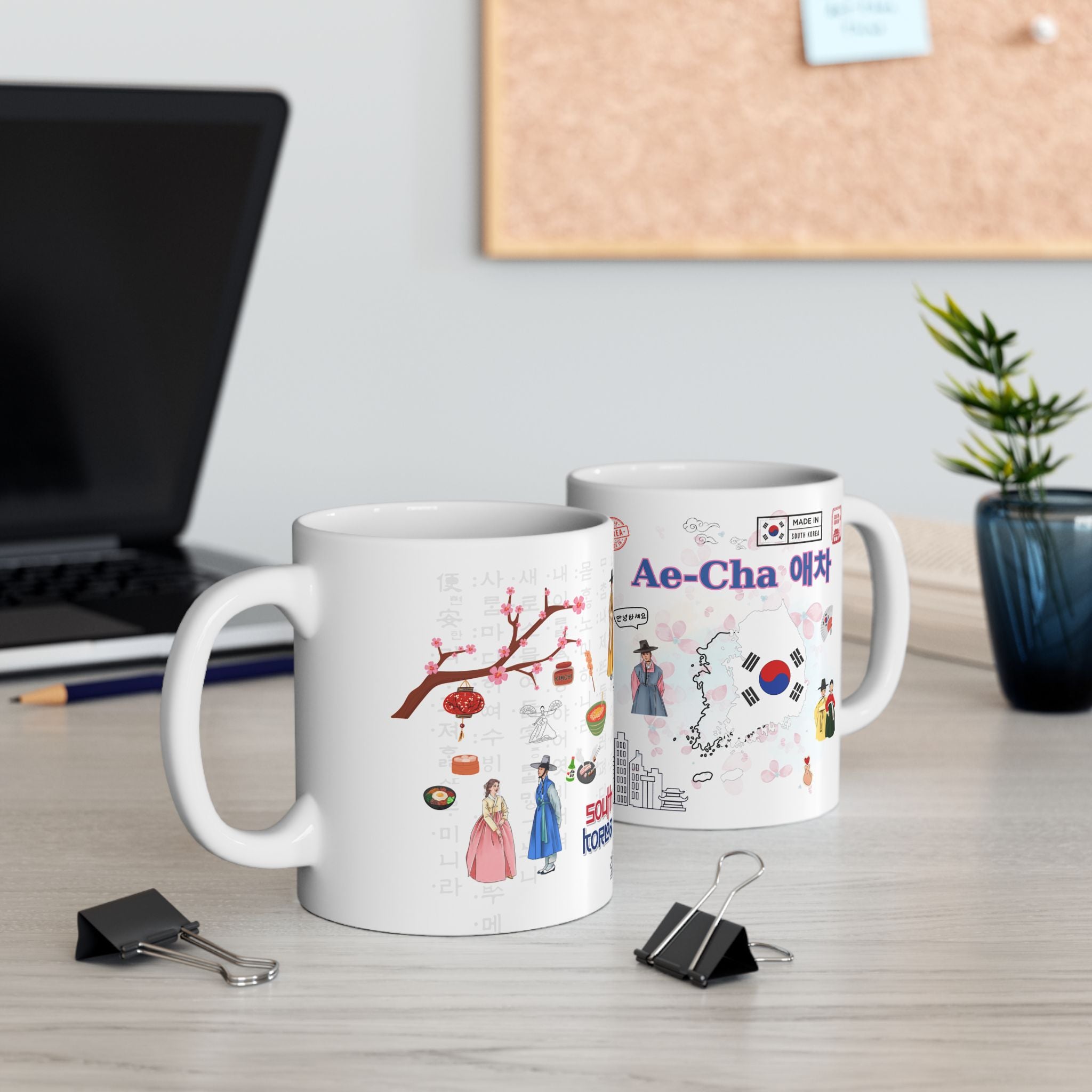 South korea Personalized Mug - Custom name gift