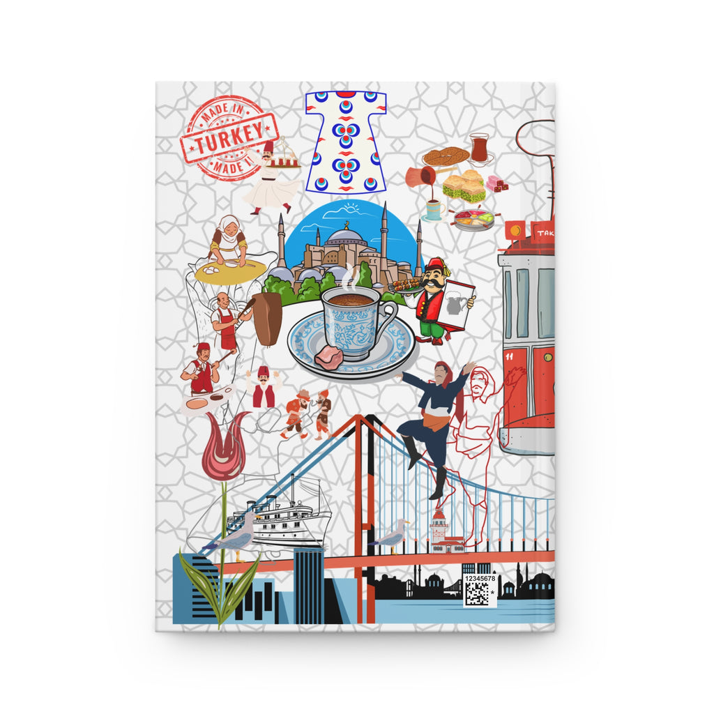 Turkey Istanbul Hardcover Journal — Matte Travel Notebook