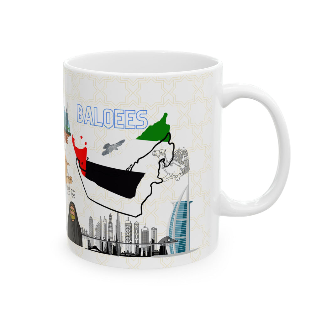 Dubai Personalized Mug - Custom name gift