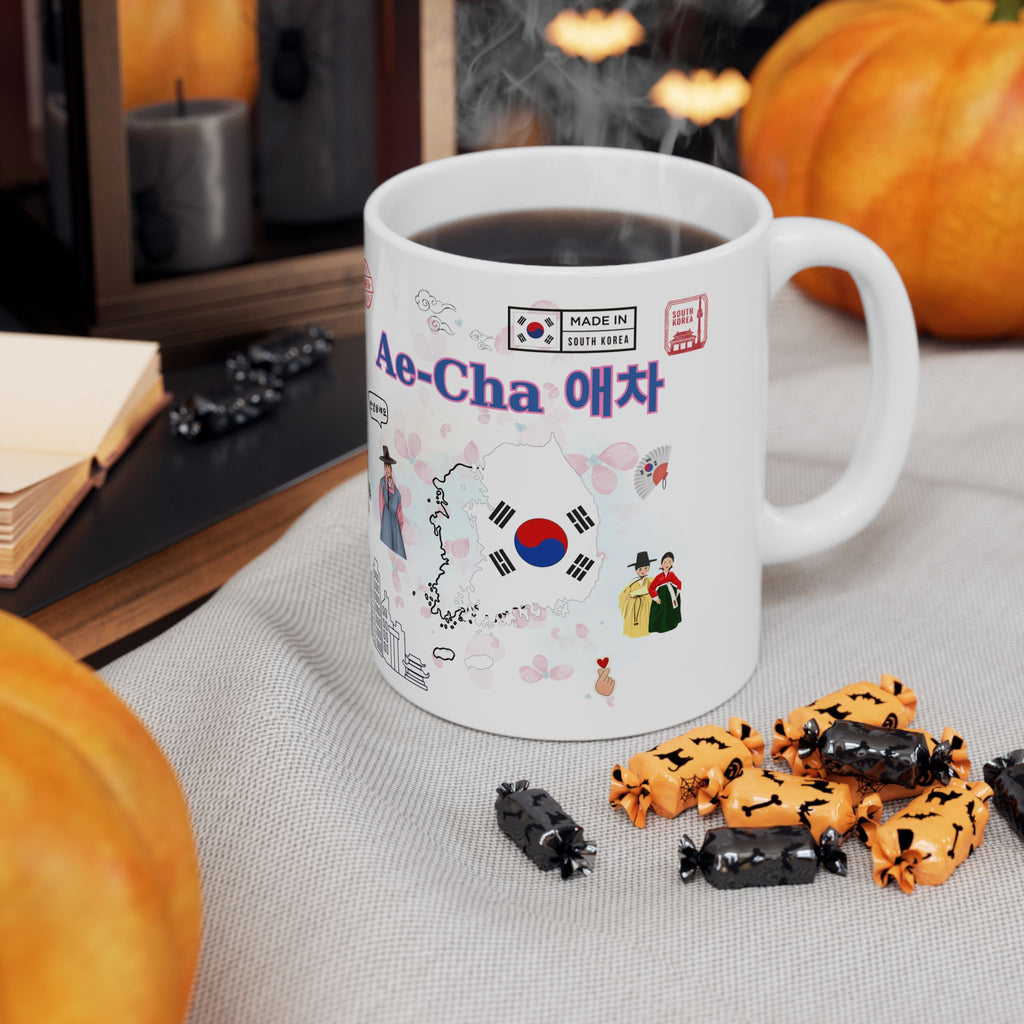 South korea Personalized Mug - Custom name gift