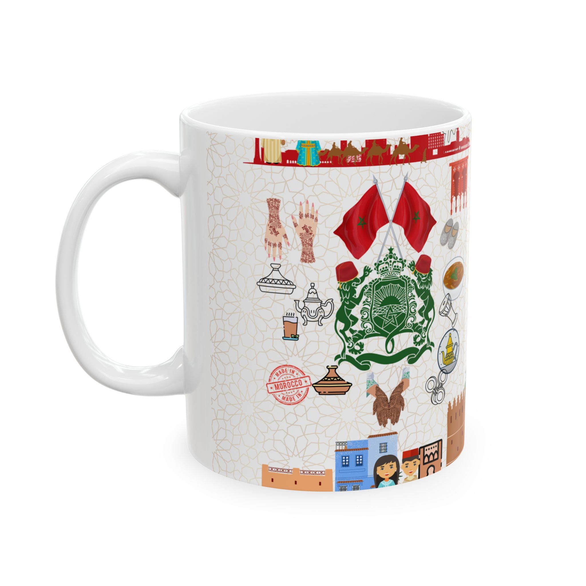 Morocco Personalized Mug - Custom namw gift