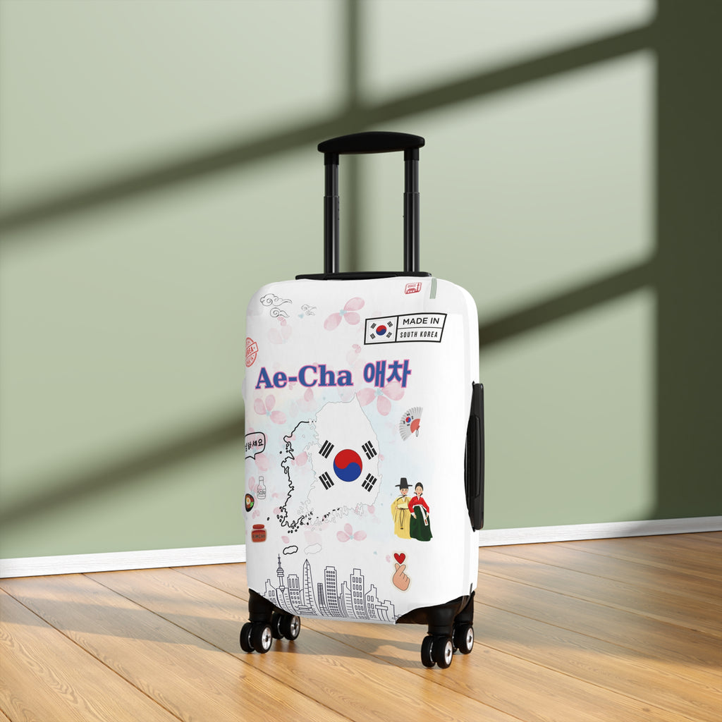 South korea Map Luggage Cover