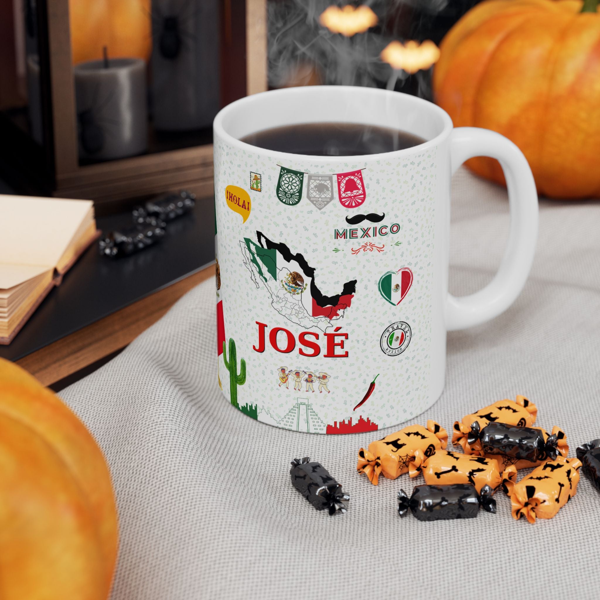 Mexico Personalized Mug - Custom name gift