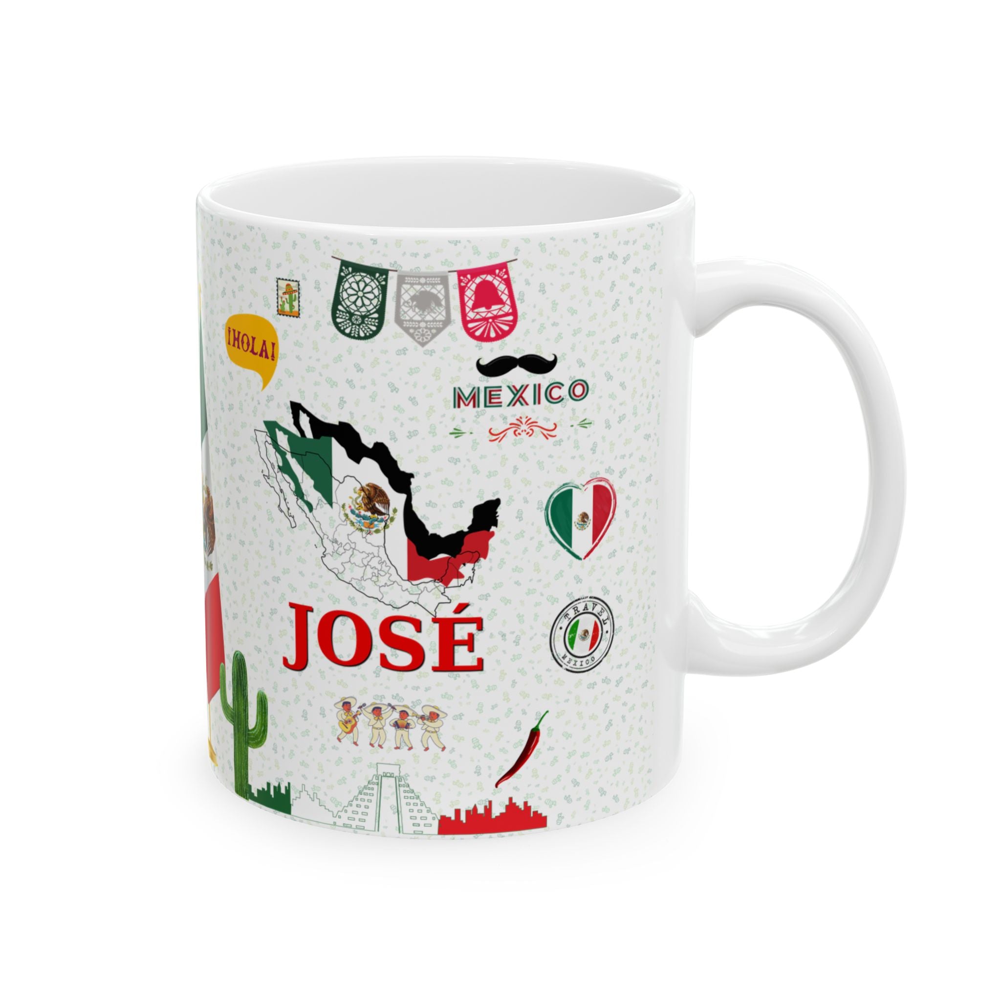 Mexico Personalized Mug - Custom name gift