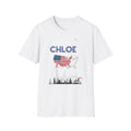 Chloe American Flag Map T-Shirt — Personalized USA Skyline Patriotic Tee