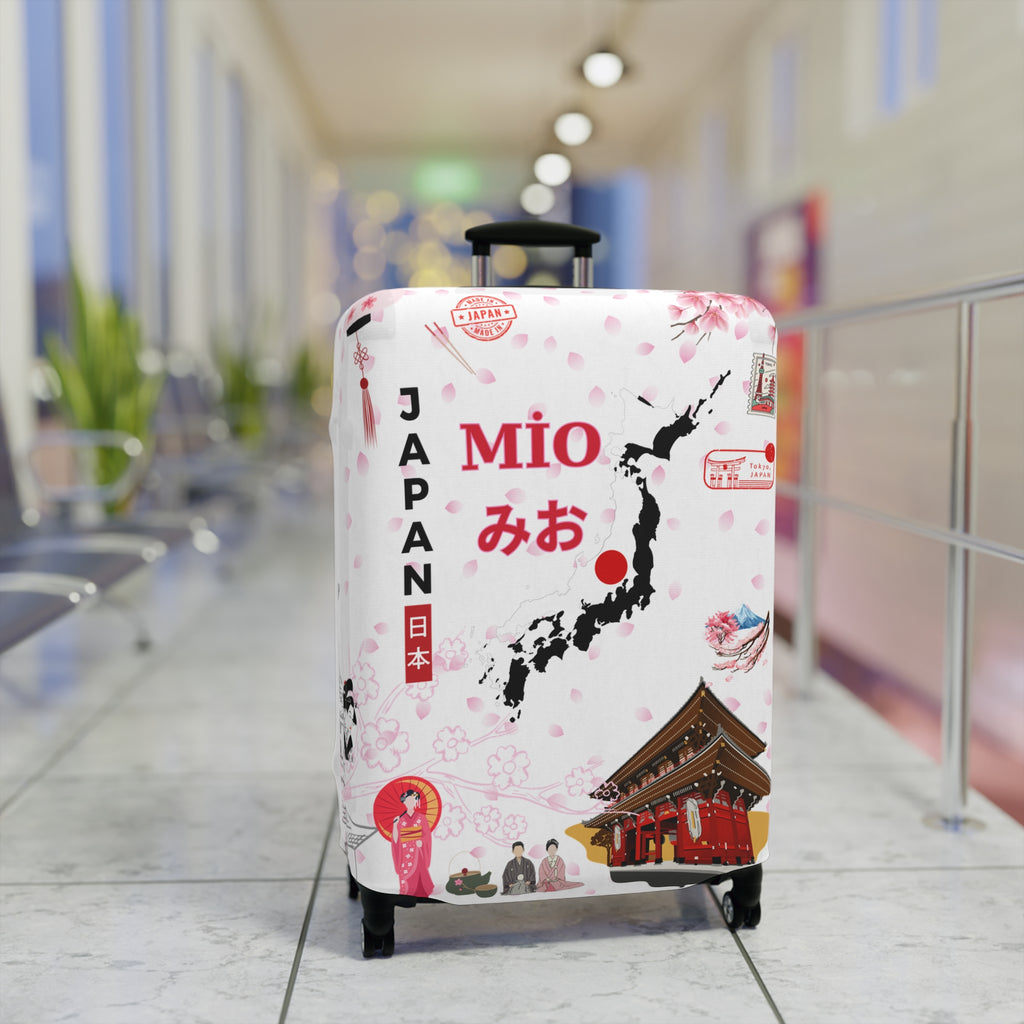 Japan Map Luggage Cover