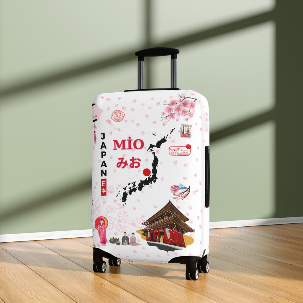Japan Map Luggage Cover