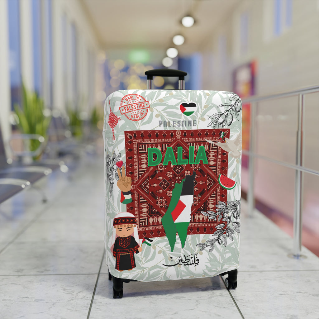 Palestine Map Luggage Cover