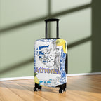 Greece Map Luggage Cover