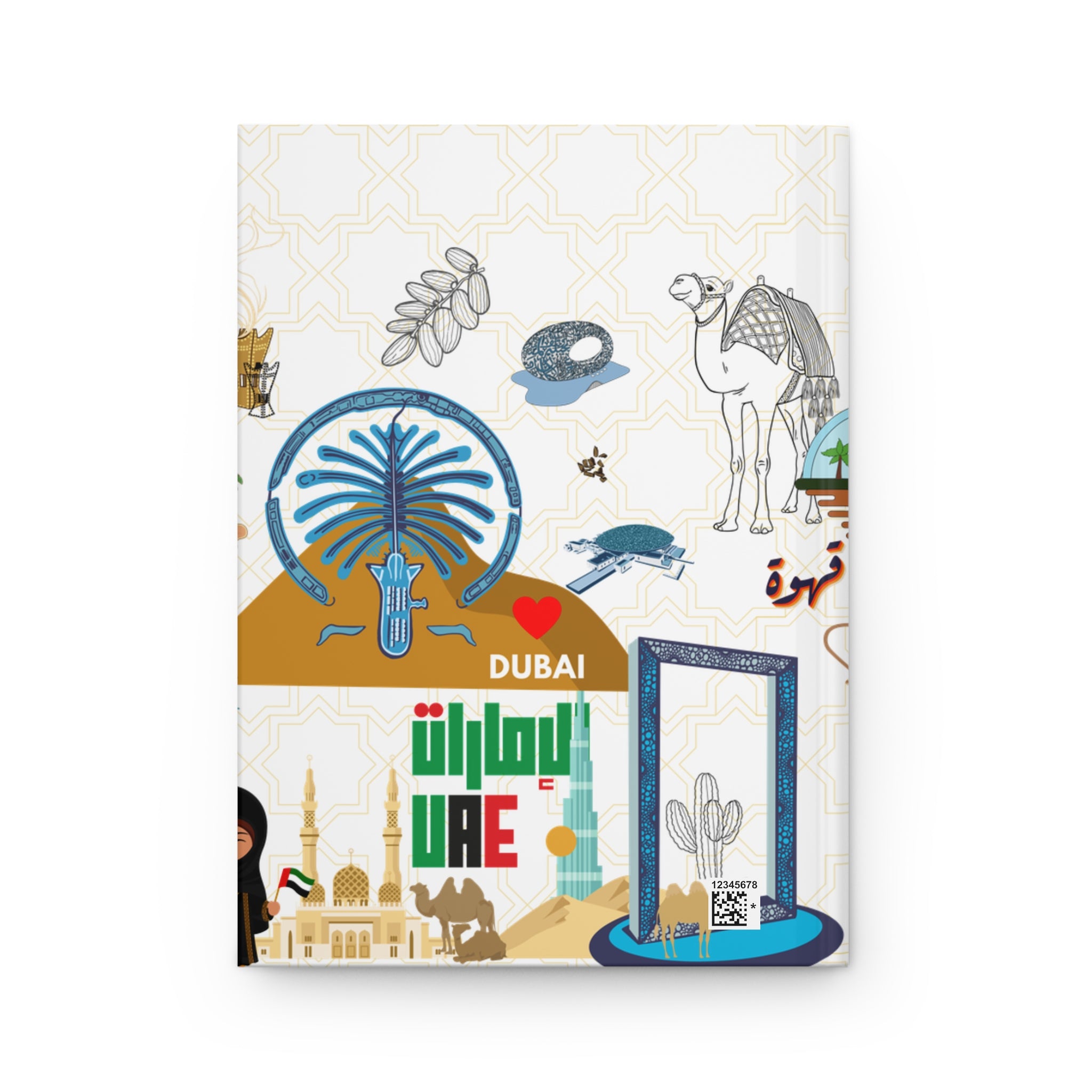 DUBAI Hardcover Journal — Matte Travel Notebook
