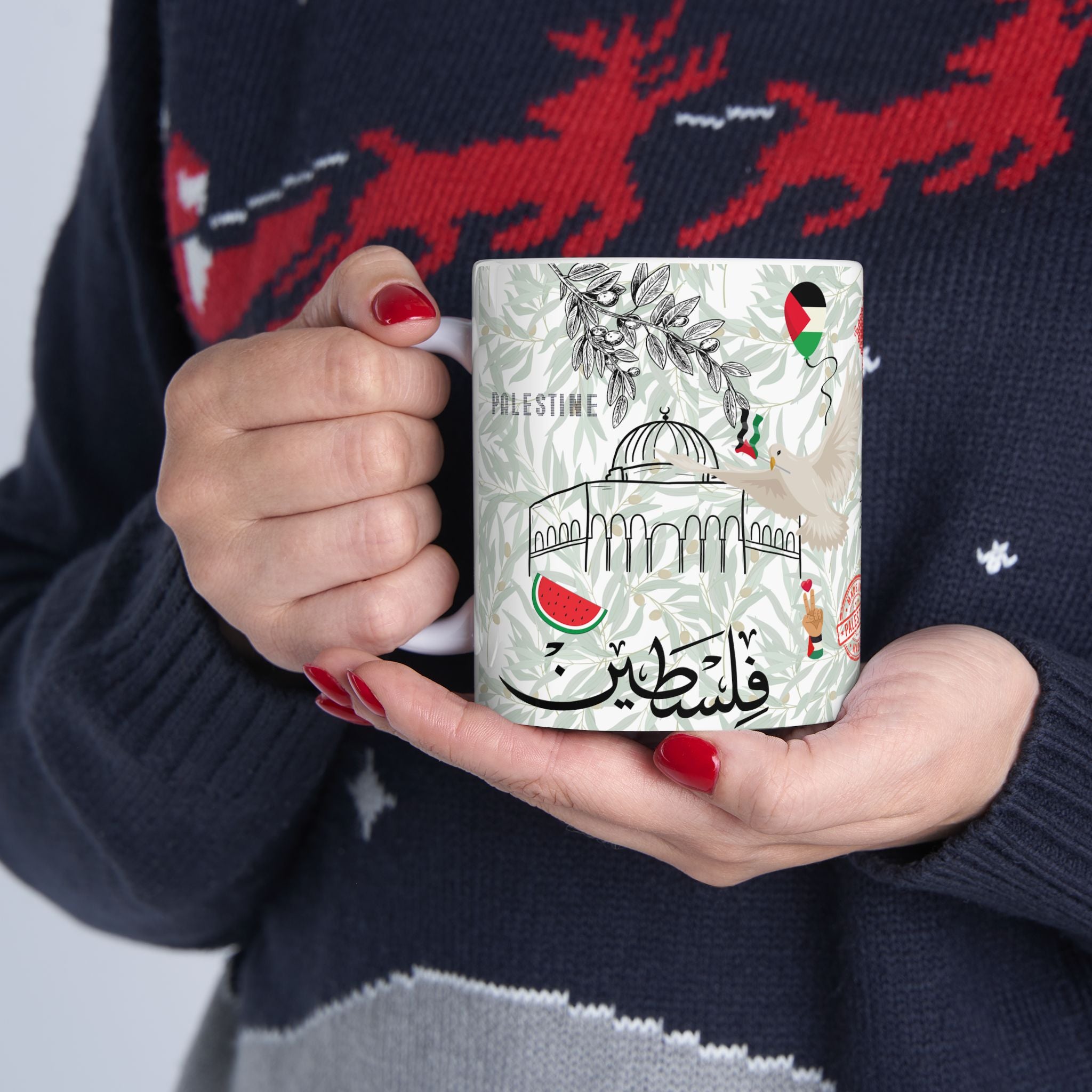 Palestine Personalized Mug - Custom name gift