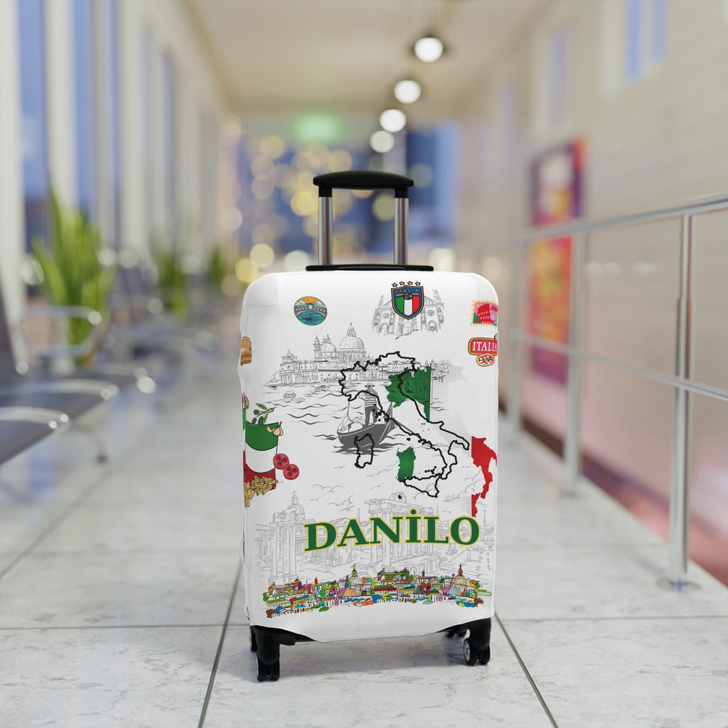 İtaly Map Luggage Cover