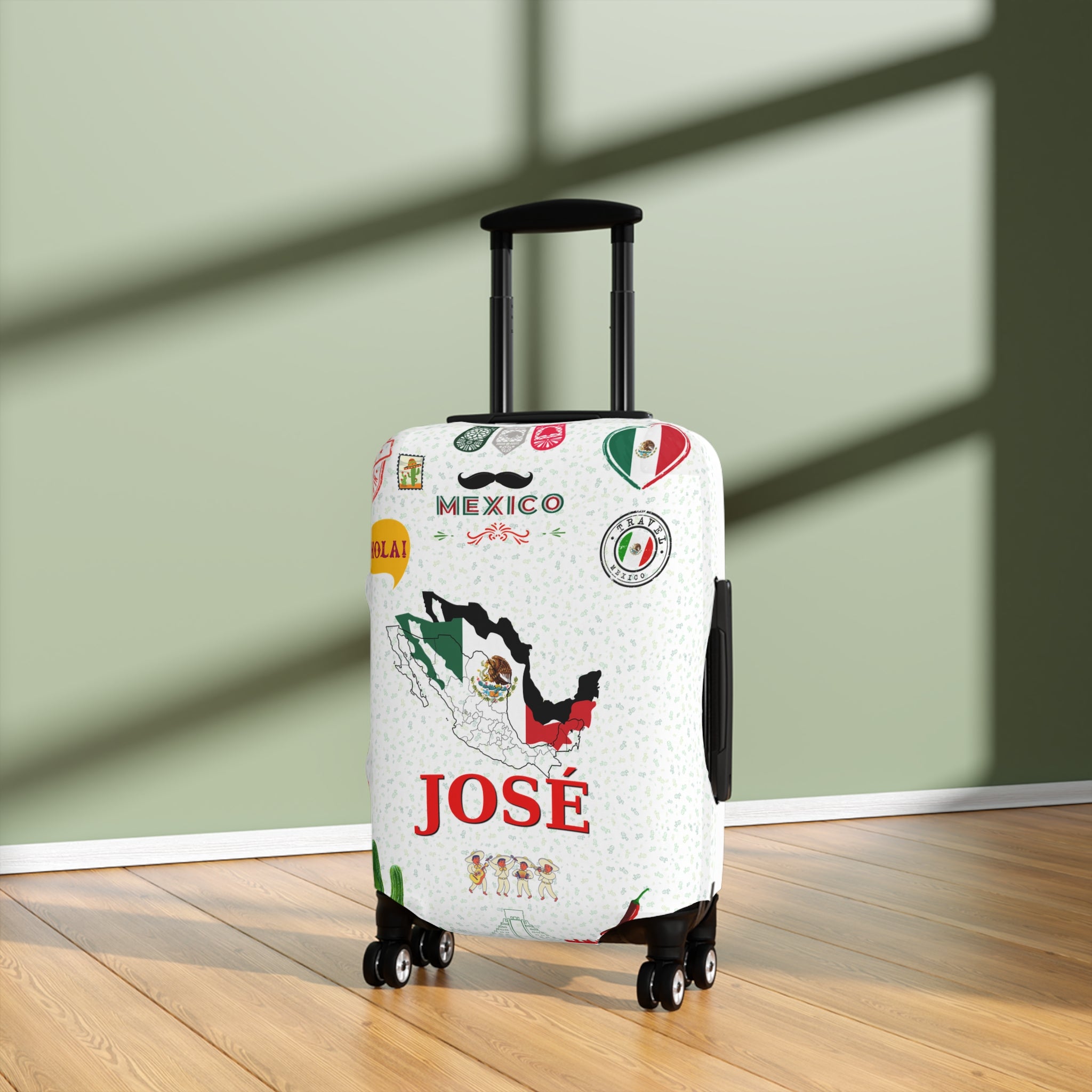 Mexico Map Luggage Cover