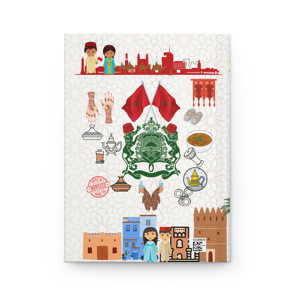 Morocco  Hardcover Journal — Matte Travel Notes & Moroccan-Inspired Notebook
